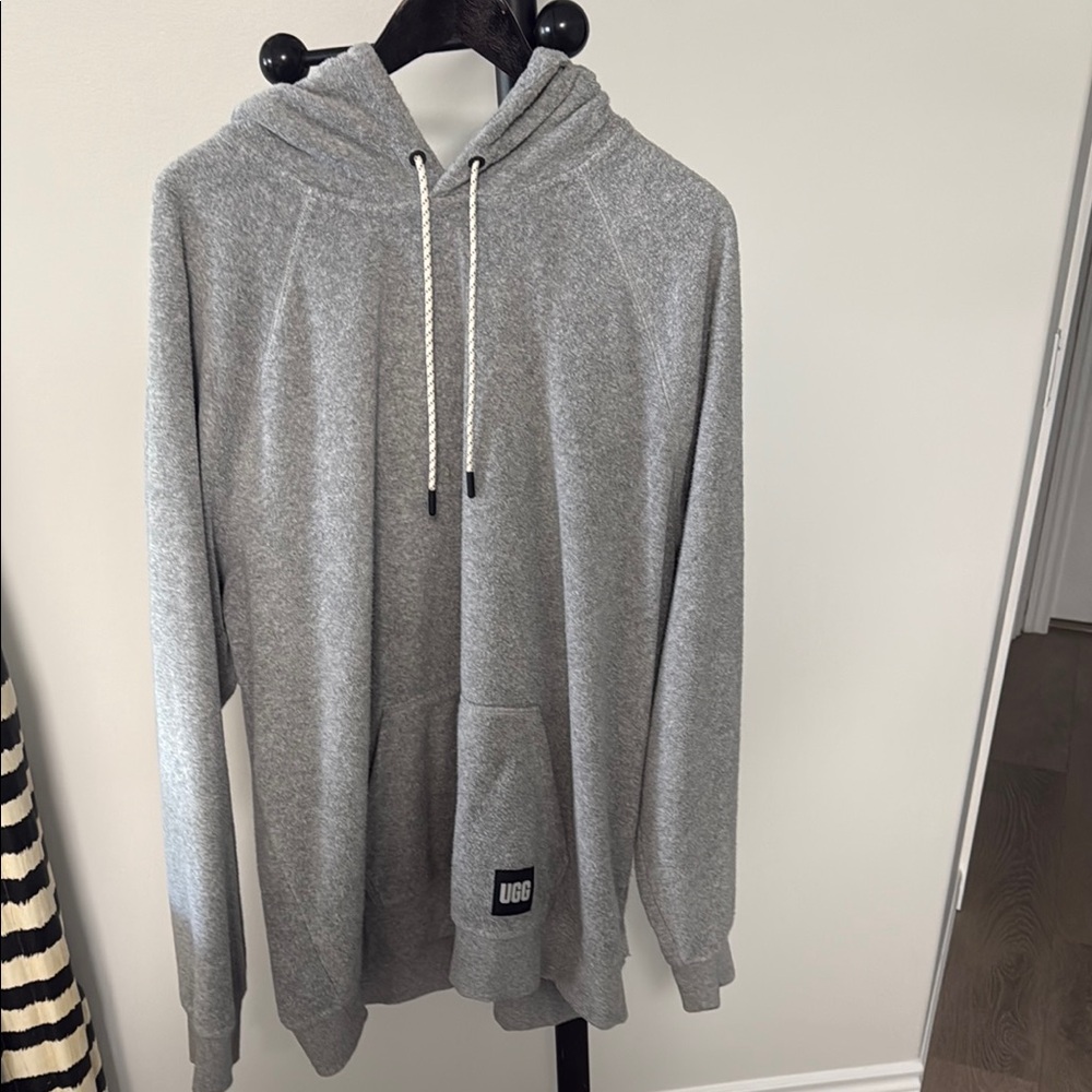 UGG Gray Hoodie Classic Design and Soft Texture